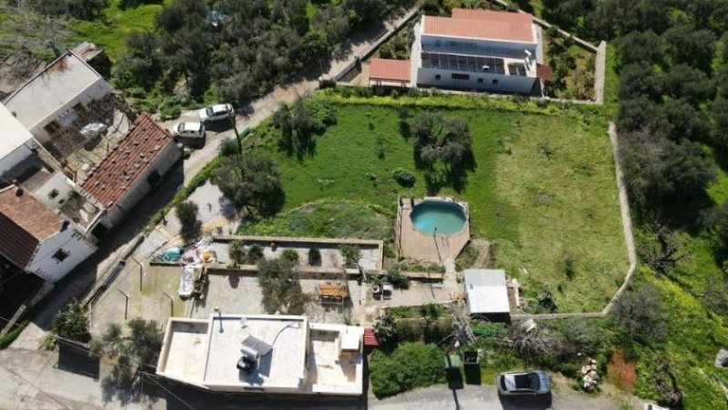Nerochori MIT VIDEO: Kreta – Renoviertes Steinhaus mit Blick auf die Weißen Berge in Nerochori zu verkaufen Haus kaufen